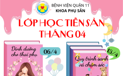 Lớp học tiền sản tháng 04 năm 2023